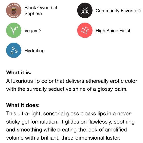 🆕 NIB Pat McGrath Lust: Gloss ▪️Heavy Petal▪️Full Size - Picture 6 of 6